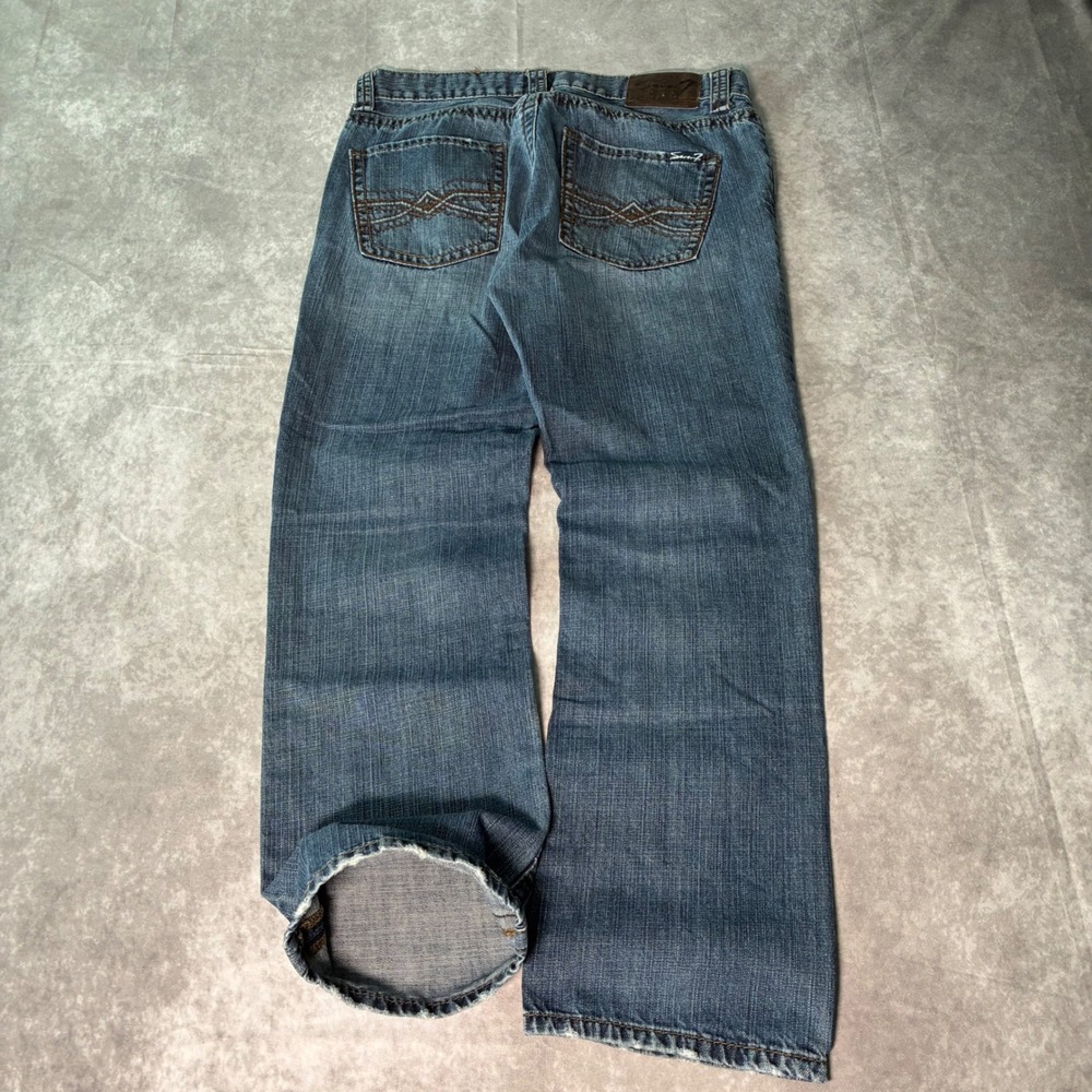 Y2K 2000s Seven7 Mens Straight Leg Jeans Medium Wash  Denim 33x29 slight flare